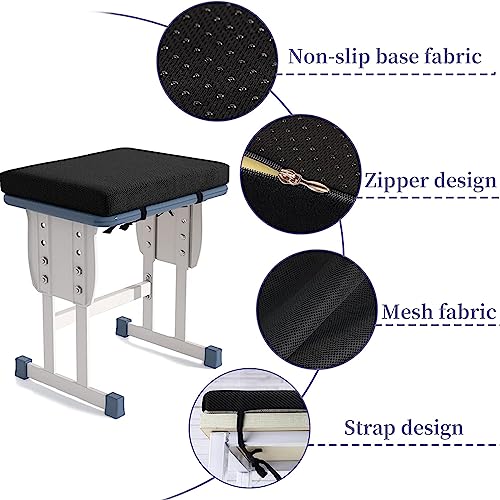 Zhi Jin Soft Rectangle Chair Cushion Memory Foam Mesh Seat Pads Cushions With Ties For Home School Office Black #TOP6