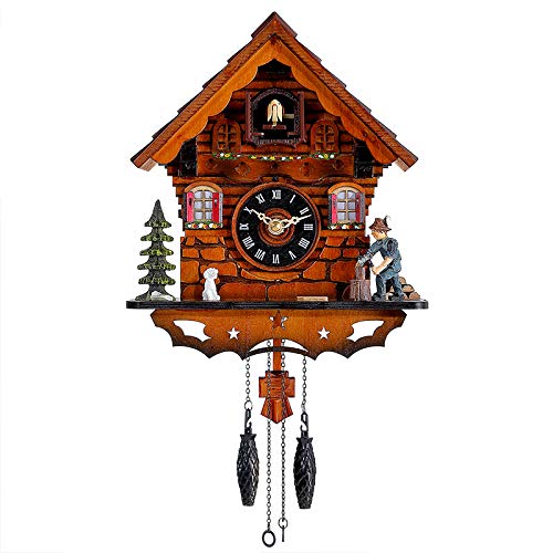 Kintrot Cuckoo Clock Traditional Black Forest Clock Antique Wooden