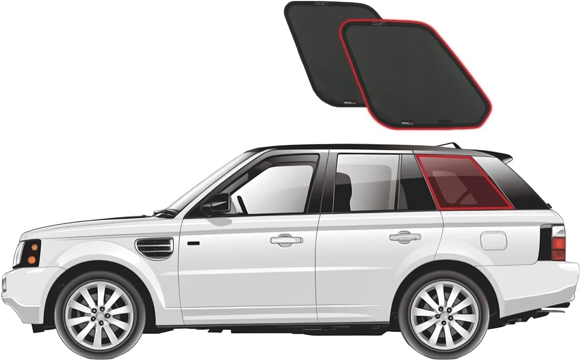 Snap Shades for Land Rover Range Rover Sport 1st Generation Port Window Shades (L320; 2005-2013)