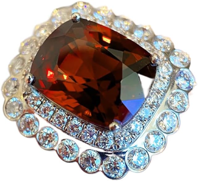 925 Sterling Silver Shining Shiny multi-diamond ruby ring Wedding ring Engagement ring CZ ring Emerald cut rings Diamond Rings Women jewelry rings statement