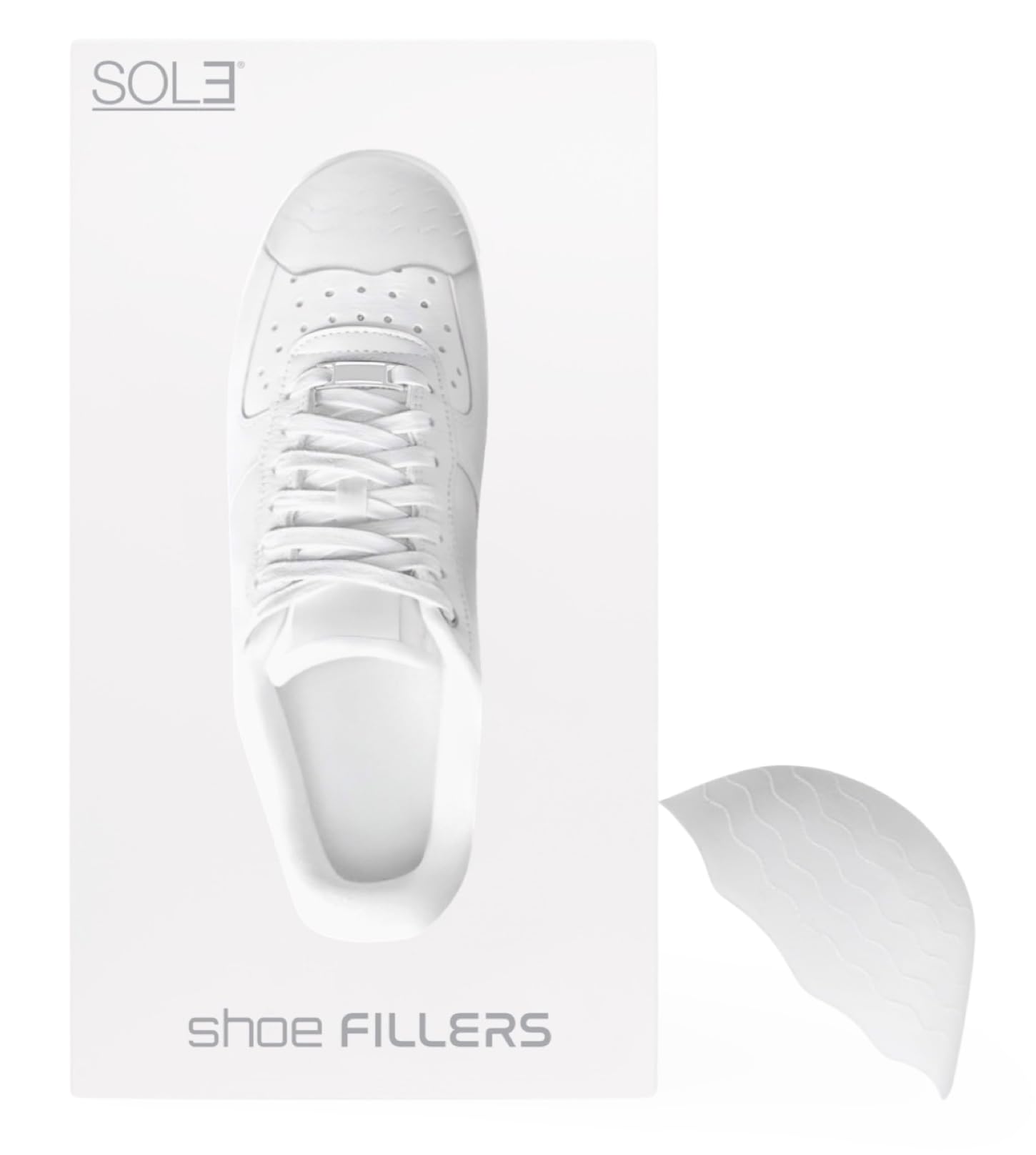 SOL3 Shoe Fillers for Loose Too Big Shoes Toe Filler Inserts to Make  Shoes Smaller, Fit Tighter, Prevent Heel Slipping, Size Reducer (XS: Half 