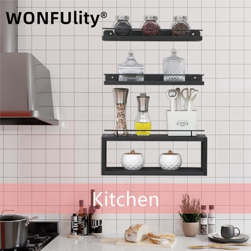 WONFUlity-Bathroom-Shelves-Wall-Shelves-with-Storage-Basket-Floating-Shelves-with-Over-Toilet-Paper-Holder-Farmhouse-Wood-Wall-Shelves-for-Living-Room-Bedroom-KitchenWall-Decor-4-Natual WONFUlity Bathroom Shelves Wall Shelves with Storage Basket Floating Shelves with Over Toilet Paper Holder Farmhouse Wood Wall Shelves for Living Room Bedroom KitchenWall Decor 4 Natual