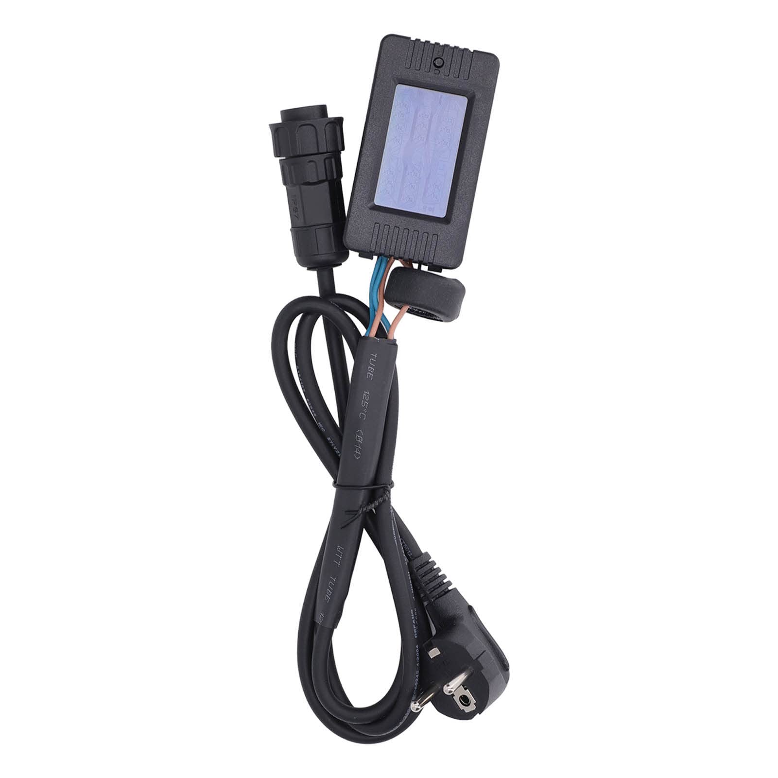 Cable Inversor Solar 80-260V Pantalla Digital LED IP65 Cable Inversor Conectado a la Red a Prueba de Agua Enchufe de la UE con Instrucciones