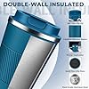 Insulated Coffee Tumbler 12 oz, Stainless Steel Coffee Mug with Lids, Travel Cof... #3
