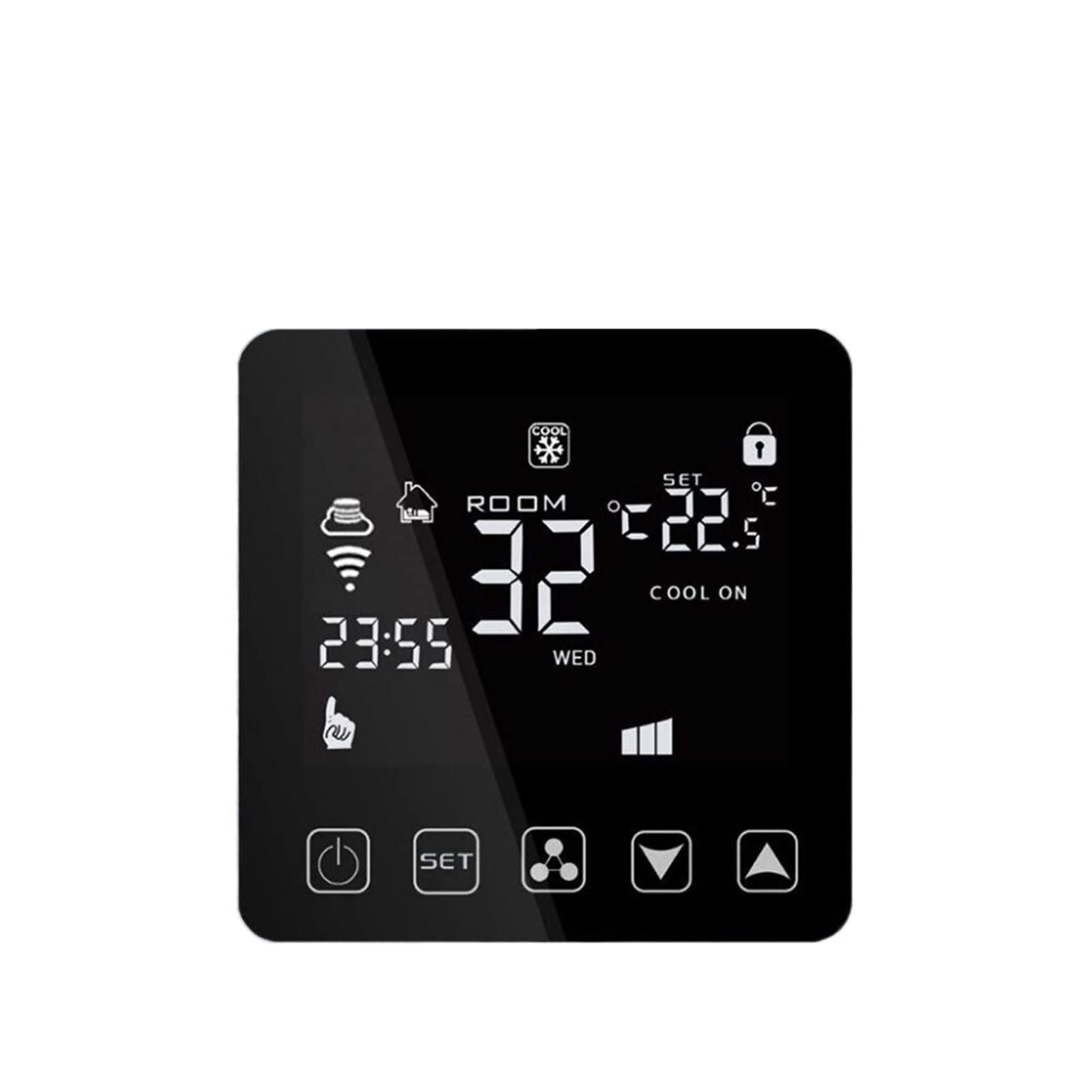 Termostat, Termometr Wewnętrzny Higrometr Cyfrowy WiFi Termostat Kontroler Klimatyzacji Temperatura