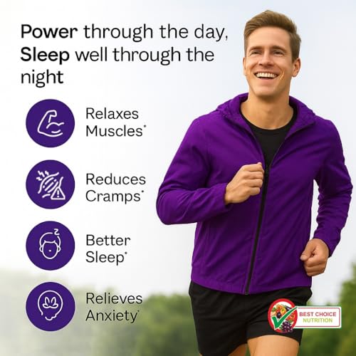 Image of Best Choice Nutrition Magnesium Glycinate High Absorption, Supports Sleep, Cramps, Nerves, Muscle Recovery, Bone Health, Tablets (30 Tablets)