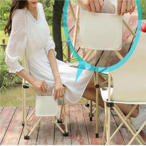 Table pliante d'extérieur compacte légère avec chaises intégrées