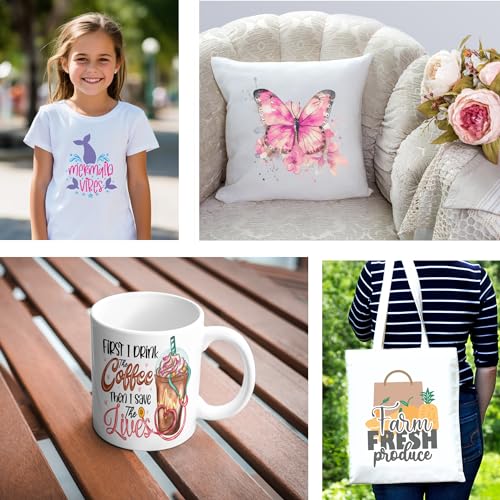 Brother SP-1 Sublimation Printer Deluxe Bundle with Full Ink Set, 460 Sublimation Transfer Sheets, 50 Blanks, Tape and More - Image 6