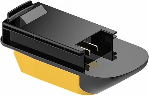 Miniatura 2 de 1 adaptador solo para herramientas inalámbricas Black & Decker Old de 18 V, compatible con baterías de litio DeWalt 20 V MAX Slider. Solo adaptador