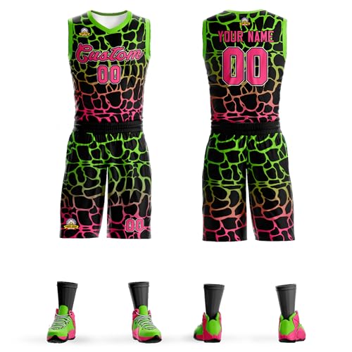 Custom Basketball Jersey Uniform for Men Women Youth Personalized Sportswear Printed Team Name Number Logo