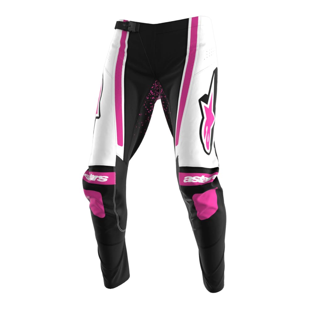 Alpinestars Stella Techstar Nomur Pink Damskie spodnie motocrossowe, schwarz/pink, 30