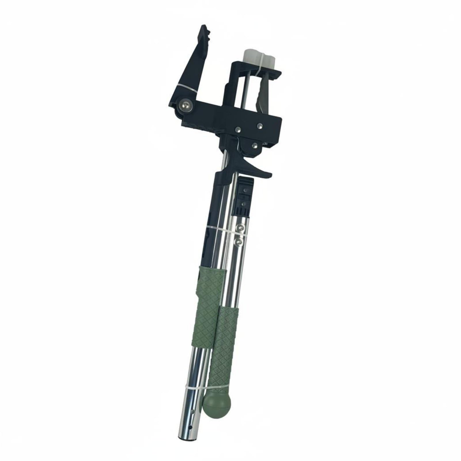Estirpatore di Erbacce Manuale Estirpatore Sarchiatore Diserbante Strappatore in Alluminio con Asta Lunga per Lavorare in Piedi Struttura Smontabile, 2-Section