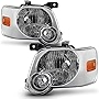 ACANII - For 2006-2010 Ford Explorer Headlights Headlamps Replacement Head Lights Lamps [OE Factory Style] Left+Right
