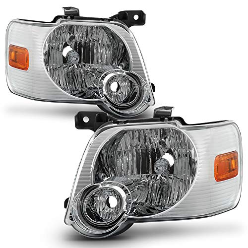 ACANII - For 2006-2010 Ford Explorer Headlights Headlamps Replacement Head Lights Lamps [OE Factory Style] Left+Right