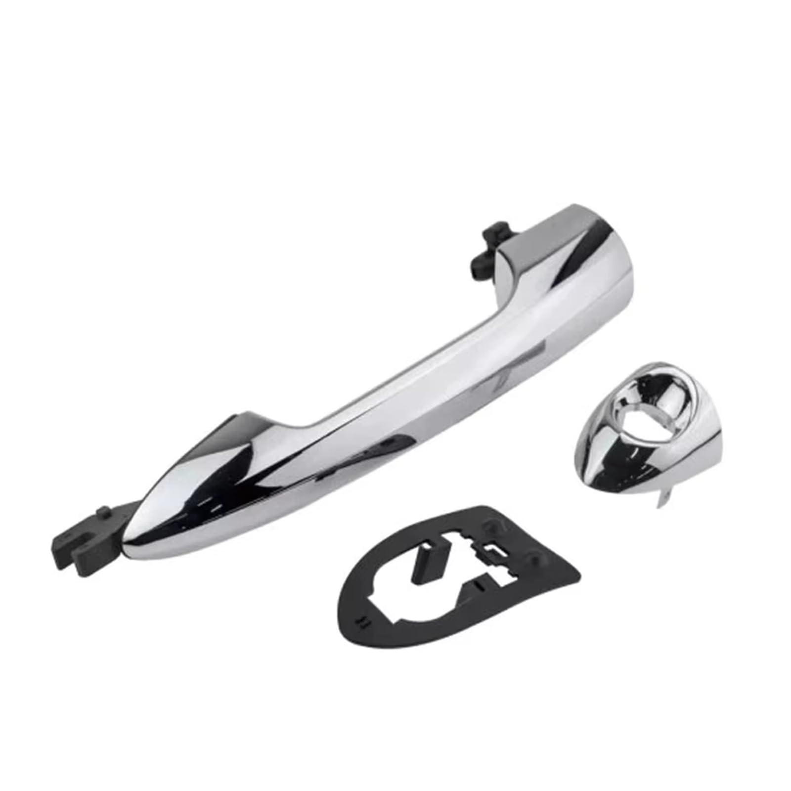 Kpuwers Left With Hole Exterior Door Handle Car Door External Handle 156099957 156099956 156099955 156099954 For Alfa For Romeo For Giulietta 2010-2016 Handles Replacement(Left With Hole)