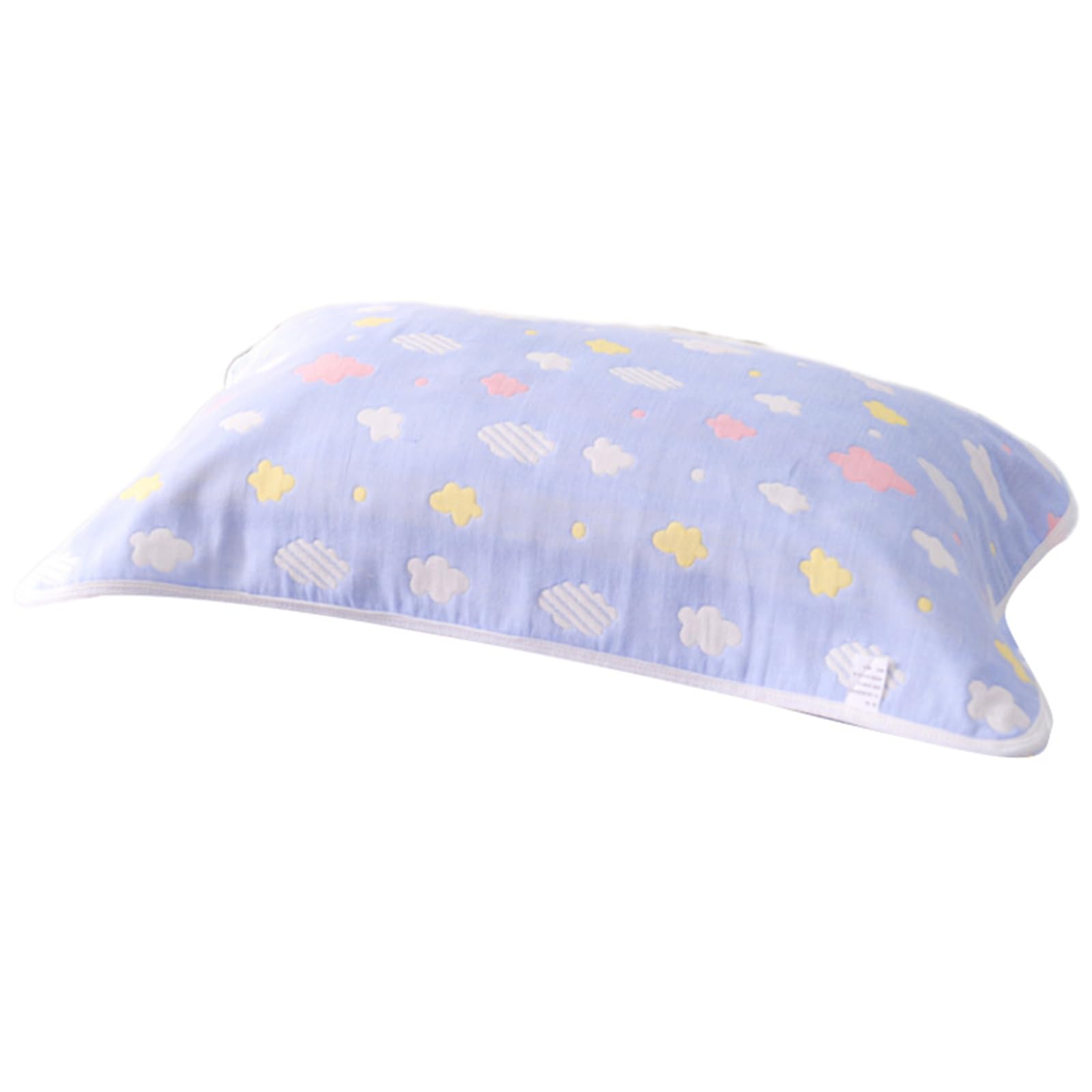 Buxuaaaa Durability Cotton Pillow Towel Covers Adorable Cartoon Print for Cozys Sleep Environment Easily Care Travel Friendly Breathable Pillow Covers