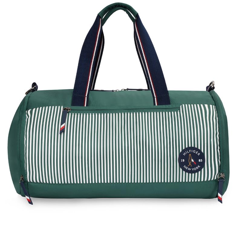 Unisex Gym Bag Hubble - Ornamental Green | Duffel Bag | Dedicated Shoe & Wet Compartments | 29 L Capacity-image-13