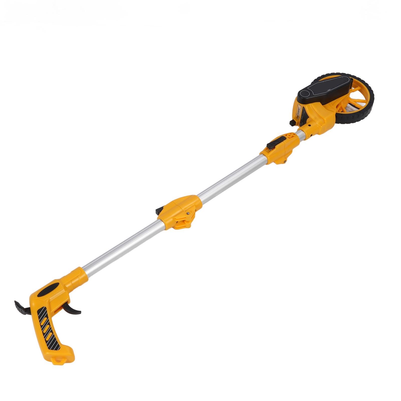 Rueda de medición de distancia de 9999,9 m de capacidad, plegable, 1 llave, rueda de medición para constructores, paisajistas, propietarios de viviendas
