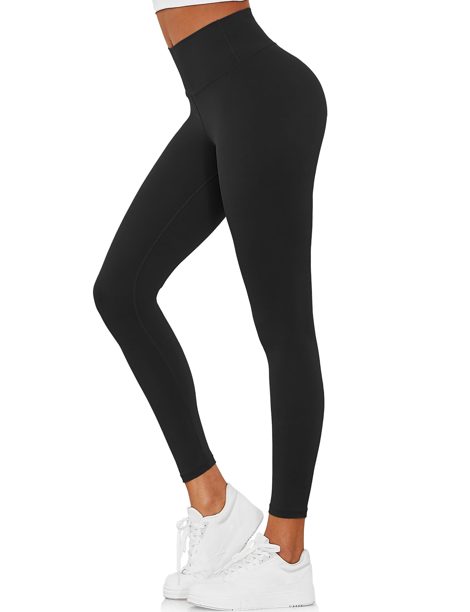 YaaviiGym Leggings for Women High Waisted Yoga Pants Tummy Control Elastic Sport Running Tights