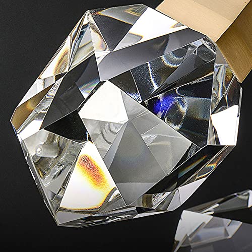 Lampe en cristal douche de météore pour salon cathédrale et duplex de grand standing - 7
