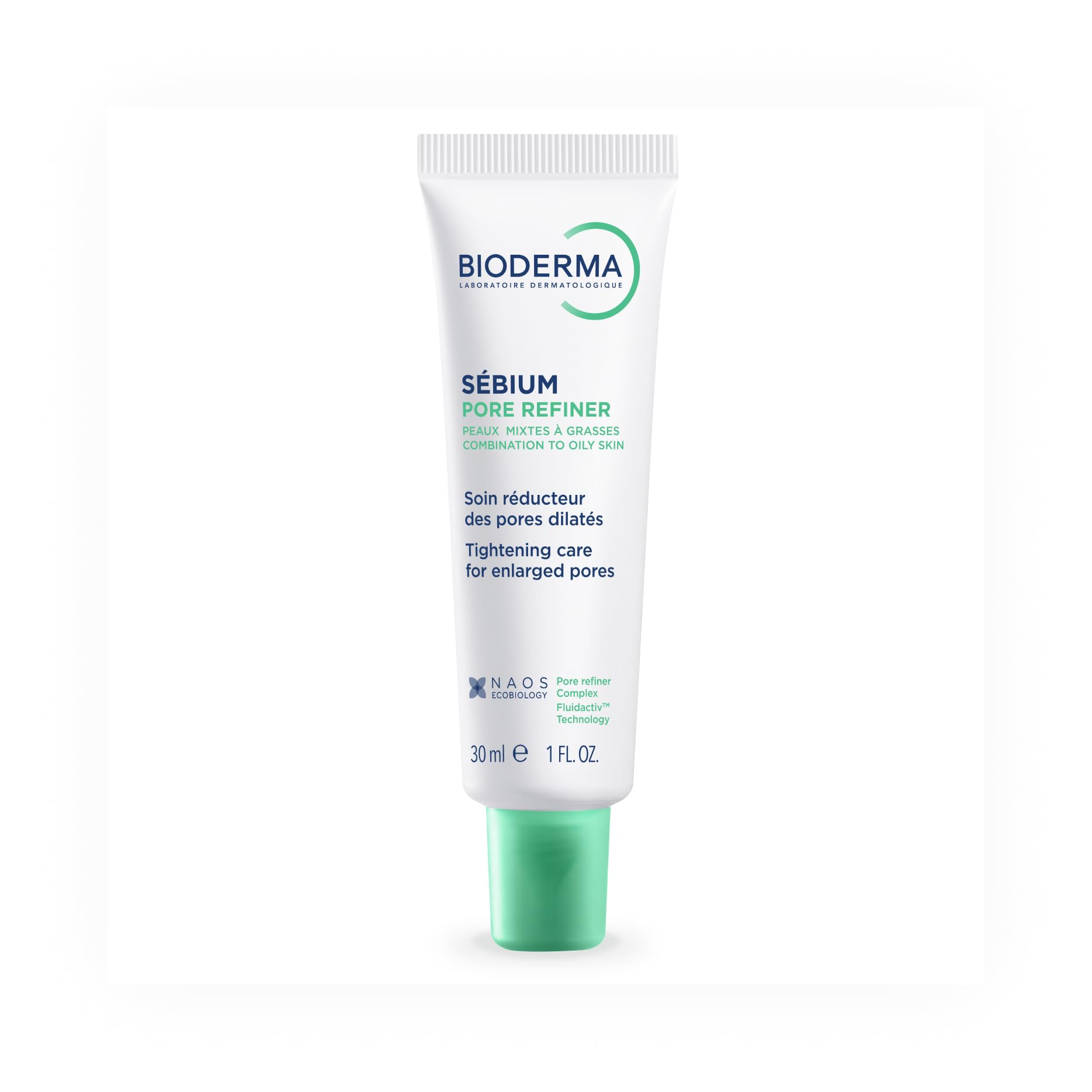 BIODERMA Sébium Pore Refiner - dermatologische Korrekturpflege für vergrößerte Poren - verfeinert das Hautbild, reduziert den Glanz - von Dermatologen empfohlen - Tube 30 ml