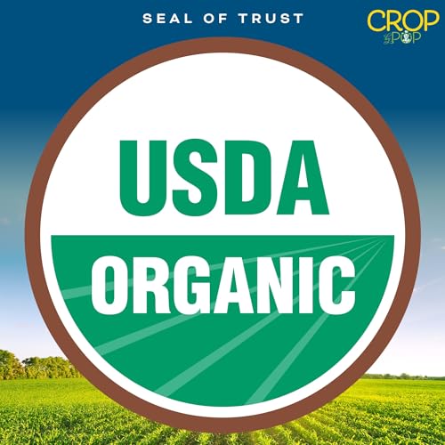 Image of CROP BY POP - Organic Brazil Nuts Roasted & Unsalted (32 Oz - 2 LB) Packed Fresh in Resealable Bag - USDA Organic, Non GMO - Naturally Grown, Vegan, Kosher