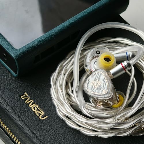 Image of TANGZU Waner S.G II in-Ear Monitor Earphones, 10mm Dynamic Driver PET Diaphragm Gaming Earbuds, HiFi Wired IEM Headphones with 0.78-2Pin Detachable OFC Cable (3.5mm, White)