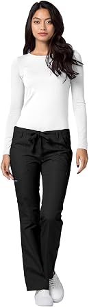 Adar Universal Scrubs for Women - Drawstring Straight Leg Scrub Pants