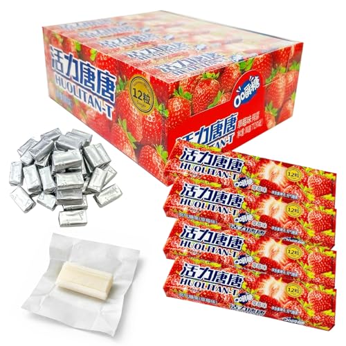Caramelos masticables Strawberry Sticks Pack 20 miniatura 1