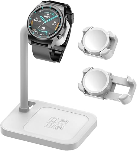 Base de carga universal para reloj inteligente para AppleGoogleHuaweiGarminPixelDieselFossilFitbitSkagenMichaelSamsung Galaxy Watch Soporte de