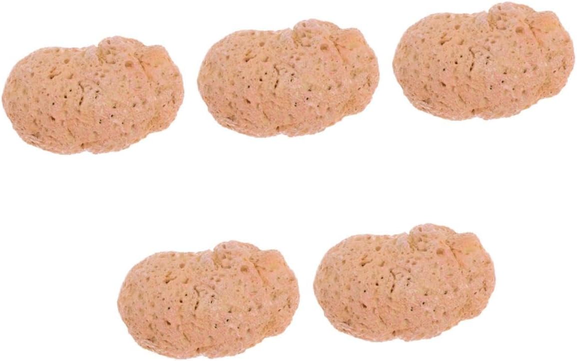 YARNOW 5pcs Faux Rock Key Hider Fireproof Safe Storage Outdoor Decorative Key Holder for Home