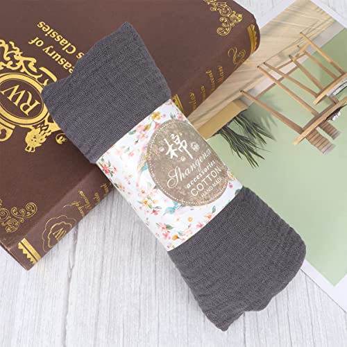 Cachecol de linho de algodão turbante, xale muçulmano, cachecol de linho, cachecol de pescoço para v