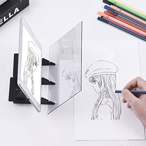 Entweg Desenho Ótico Quadro de Rascunho Ferramenta de Pintura de Esboço Portátil Almofada de Cópia d