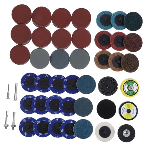 Disques de ponçage pour perceuse et meuleuse abrasive grain assorti bricolage bois