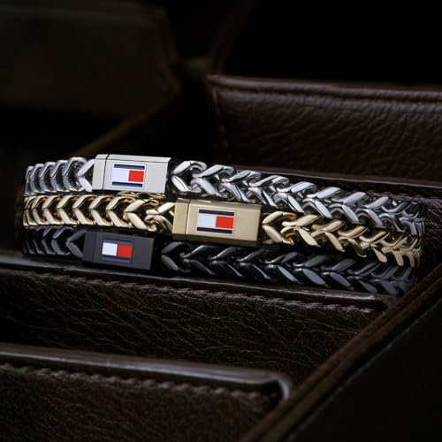 Pulsera de acero inoxidable Tommy Hilfiger para hombre miniatura 5