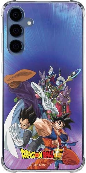 Skinit Clear Phone Case Compatible with Galaxy S24 - Officially Licensed Dragon Ball Super Vegeta Design