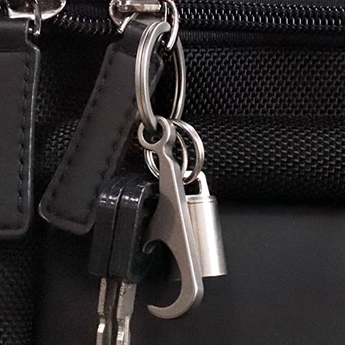Green Beret Tactical Titanium Bottle Opener Keychain, Small Can Opener/Beer Bottle Opener With Key Ring Outdoor Bar Edc Multi Tool(1 Pack) #TOP1