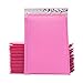 100Pcs Pink Plastic Bubble Mailer Self Sealing Adhesive Courier Bag Waterproof Packaging Envelope for Clothes Large Bubble Bag - (Color: 25x30cm with 5cm)