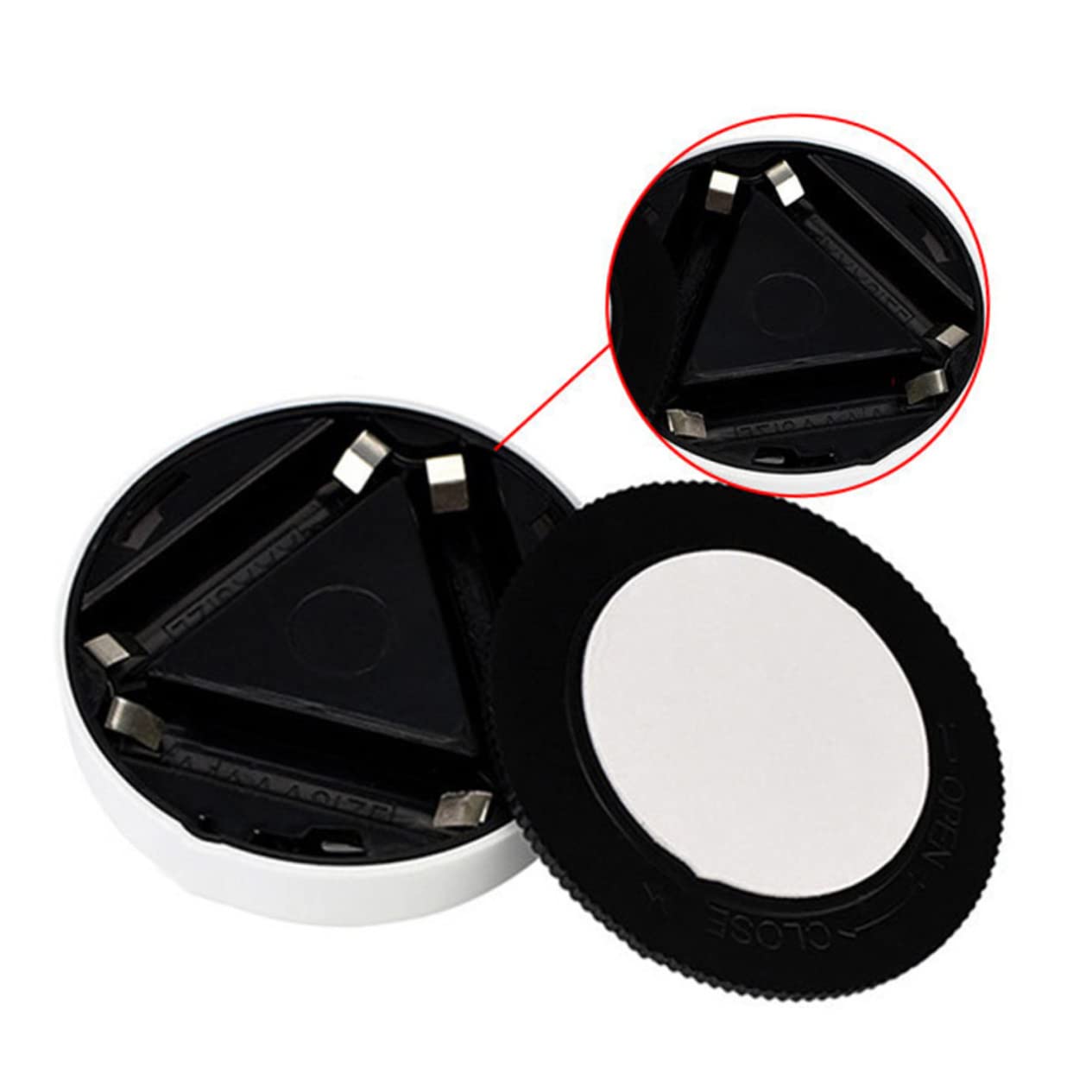 ASAKKURA Touch Light Led Bulbs Emergency Night Cabinet Wall Cordless Battery Operated Sticker Back No Batteries