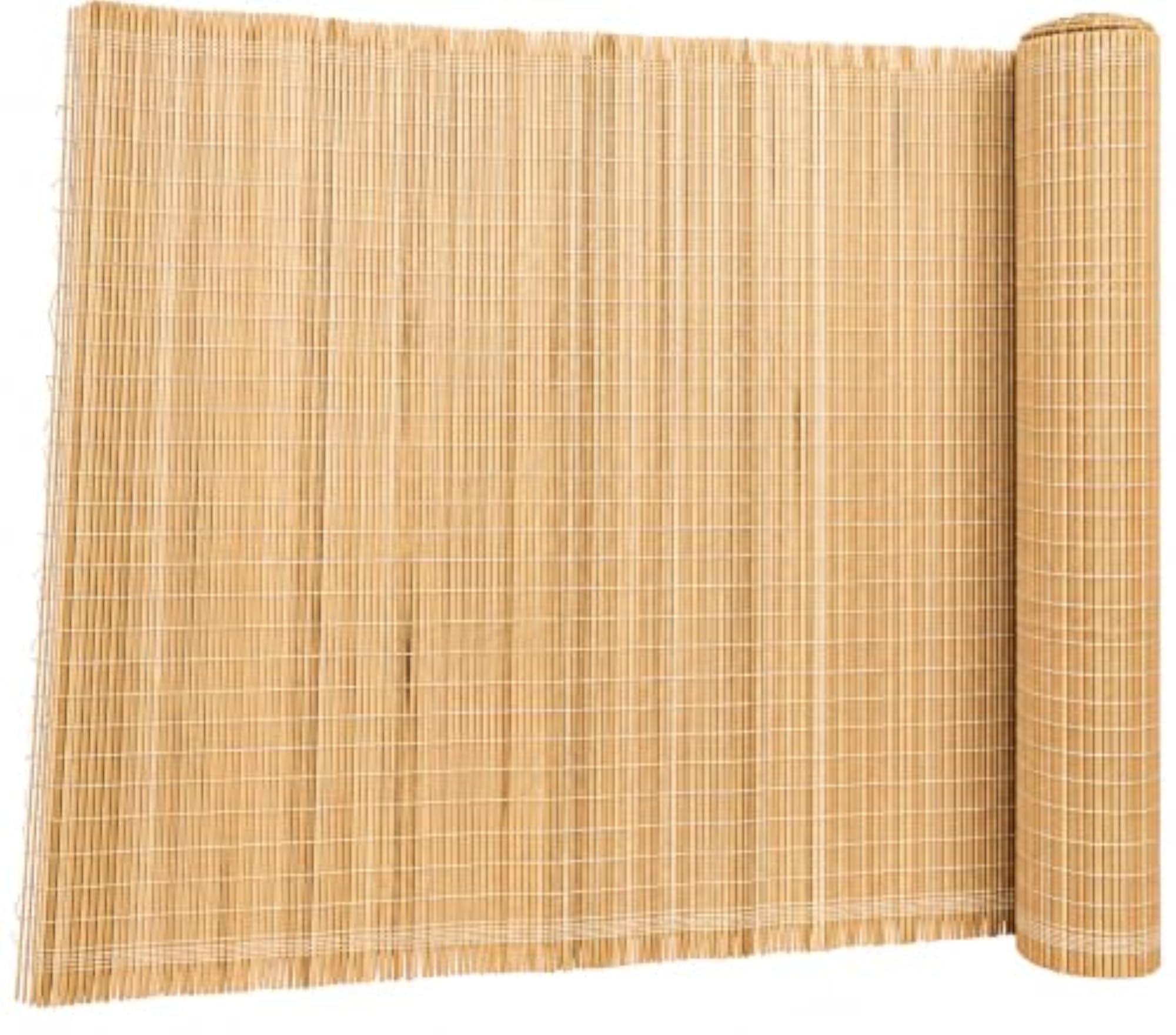 Bamboo Mesh Roll Natural Woven Sheet, 2 X 35 Feet