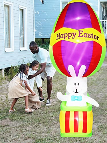 EBANKU 8.8Ft Coniglietto di Pasqua Gonfiabile