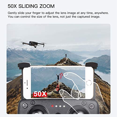 Intee SG906 PRO 4K HD Drohne, Fernbedienungsdrohne mit GPS Gesten Fotokamera Funktion Zwei-Achsen Flugzeug Kamera… – Bild 5