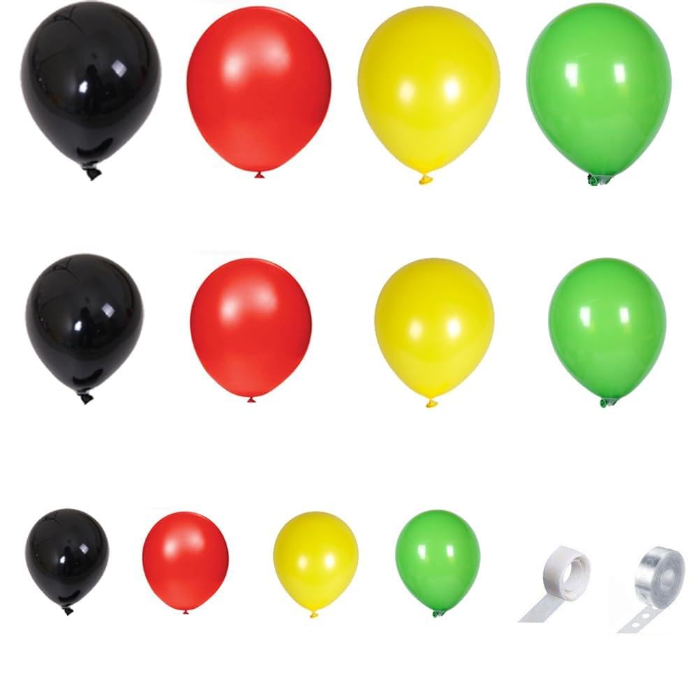 Amazon | ブラック 歴史月 バルーンガーランド アーチキット 133個 ブラック 歴史月 デコレーション バルーン ブラック 歴史月 バナー  アフリカのBHMフェスティバルに 黒 歴史月 パーティーデコレーション用品 | 風船・バルーン | おもちゃ ジューンティーンス バルーン デコレーションセット ブラック 歴史月間パーティー装飾 18インチのバルーン18個、バナー プル1個、