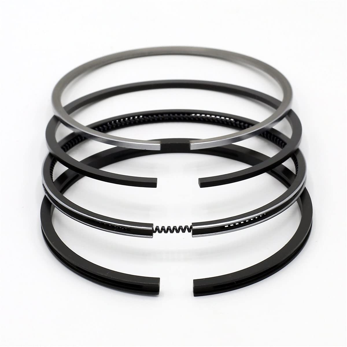 motokent PISTON RING SET (STD-87.31mm): PETTER/PH-1/PH-2/PHW-1/PHW-2-9158