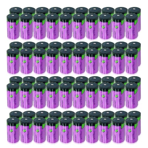 ?? 80 Pcs ??3.6V 19000mAh TL-5930 Lithium Battery for Tadiran iXtra Series Size D(TL-2300), ER34615