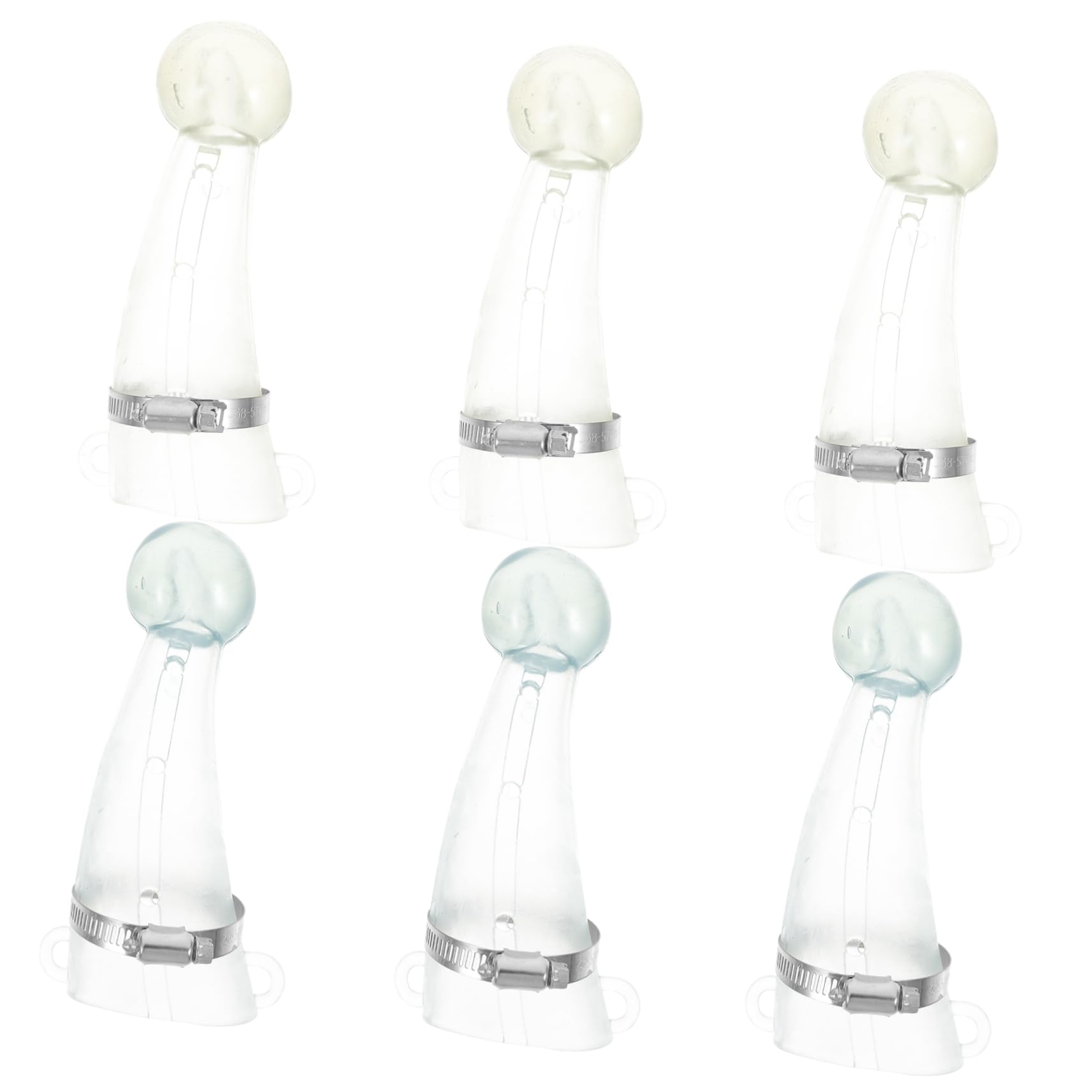 BESPORTBLE 3Pairs Cattle Horn Protector Silicone Horn Covers for Cattle Horn Protection for Farm Use Comfortable Fit for Cattle Selection