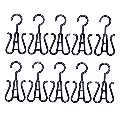 VANZACK Hanging Shoe Organizer Sturdy Plastic Shoes Hanger Boot Hangers for Closet 10 Pcs