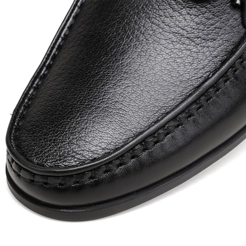 Mens Loafer Shoes. Leather Penny Loafer for Men, Slip-On Formal Business Shoes Buckle Shoes3
