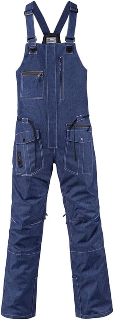 Ski Strap Pants for Women Men Snowboarding Pants Outdoor Thermal Sports Mountain Skiing Jeans Trousers