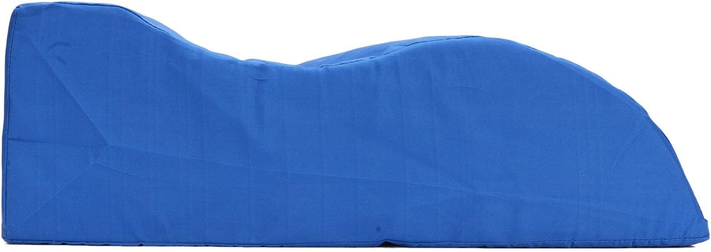 Leg Elevation Pillow Wedge for Sleeping, Soft Supportive Sponge, Lightweight 12.7oz - Comfortable Leg Support, Anti - Slip Design, Removable Washable Cover for Better Rest and